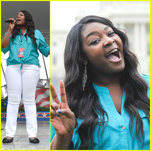 Candice Glover: Capitol Fourth Independence Day Concert Rehearsals