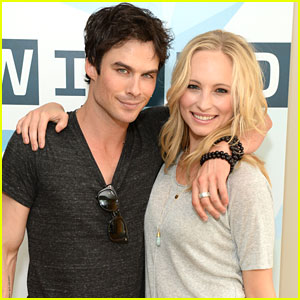 Candice Accola & Ian Somerholder: Wired Cafe at Comic-Con 2013