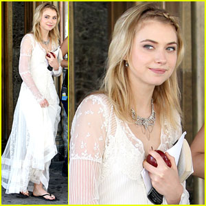 Imogen Poots Dons White Dress for 'Squirrels to the Nuts'