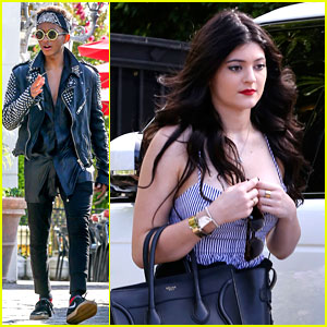 Jaden Smith Stops for Sushi, Kylie Jenner Hangs with Dad