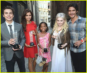 Jake T. Austin, Abigail Breslin & Tyler Posey: Backstage at Power of Youth 2013!
