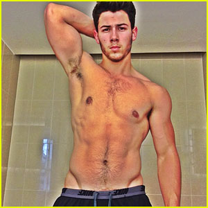 Nick Jonas: Post Workout Pic!