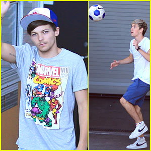 One Direction: Soccer Before Soundcheck in Vancouver