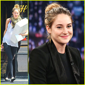 Shailene Woodley: Hotel Check Out After 'Jimmy Fallon' Appearance