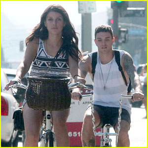Shenae Grimes & Josh Beech: Bike-Riding Couple!