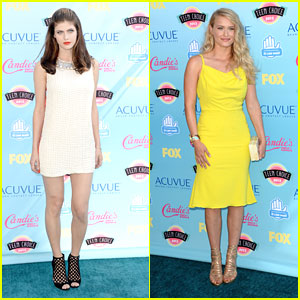 Alexandra Daddario & Leven Rambin - Teen Choice Awards 2013