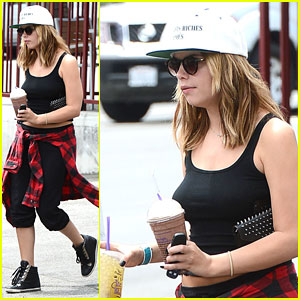 Ashley Benson Steps Out Before Shocking 'PLL' Summer Finale