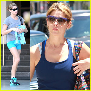 Ashley Greene: Outfit Change for Weekend Workout