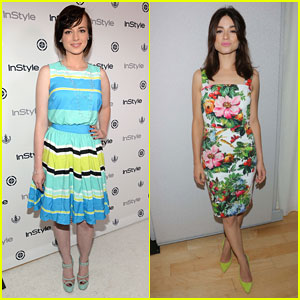 Ashley Rickards & Crystal Reed: InStyle Summer Soiree 2013
