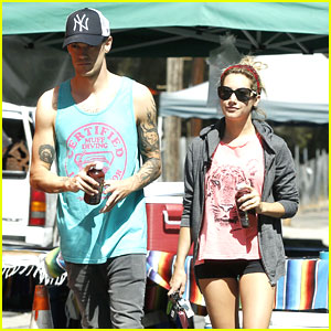 Ashley Tisdale & Christopher French: Food Truck Twosome