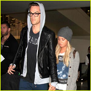 Ashley Tisdale & Christopher French: LAX Landing After Engagement News!