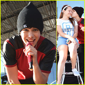 Austin Mahone: MTV VMAs Pop-Up Performance at Coney Island!