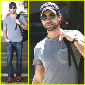 Chace Crawford: LAX Airport Arrival