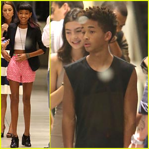 Jaden Smith & Willow Smith Attend Kylie Jenner's Sweet 16!