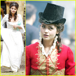 Jenna Coleman Films 'Death Comes To Pemberley'