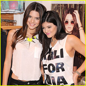Kendall & Kylie Jenner: PacSun Fall Collection Preview Pop-Up