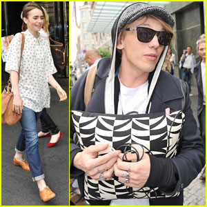 Lily Collins & Jamie Campbell Bower: Berlin Buddies!