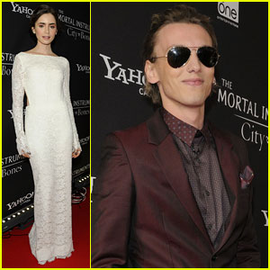 Lily Collins & Jamie Campbell Bower: 'Mortal Instruments' Toronto Premiere