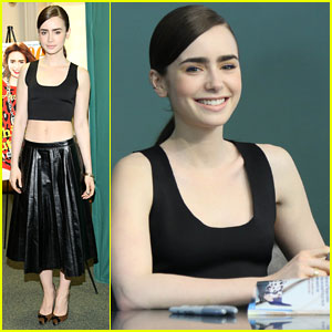 Lily Collins: 'Seventeen' Magazine Cover Signing!
