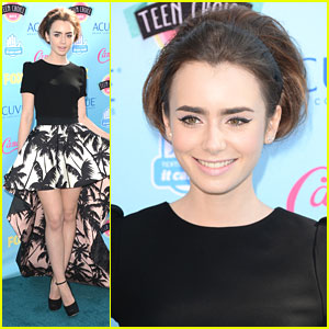 Lily Collins - Teen Choice Awards 2013