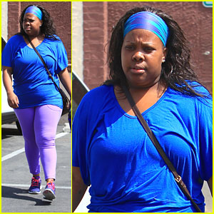 Amber Riley: Shopping After 'Dancing' Practice