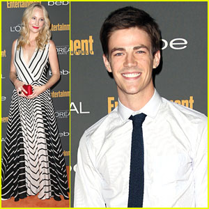 Candice Accola: EW's Emmy Party with Grant Gustin