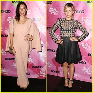 Chloe Bridges & Lindsey Gort: 'Carrie Diaries' Premiere Party!
