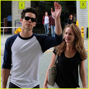 Dylan O'Brien Visits Britt Robertson in Vancouver!