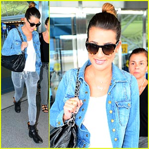 Lea Michele Keeps Cory Monteith Close to her Heart in NYC