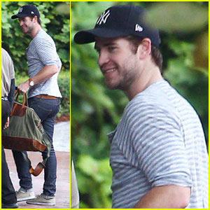 Liam Hemsworth: Back in Atlanta for 'Mockingjay' Filming