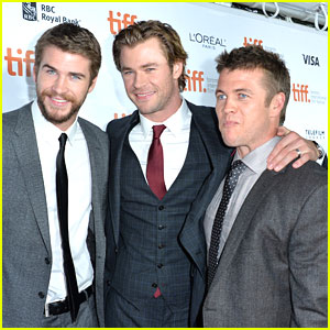 Liam Hemsworth: 'Rush' Premiere at TIFF 2013 with Brother Chris!