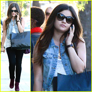 Lucy Hale: Free People Shopping with BFF Annie