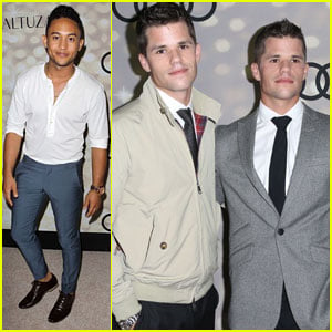 Tahj Mowry & Max & Charlie Carver: Emmys 2013 Kick-Off Party
