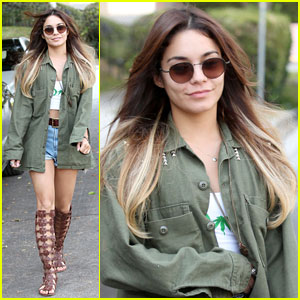 Vanessa Hudgens: Salon Stop After Day with Stella
