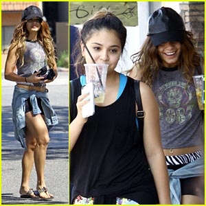 Vanessa Hudgens Steps Out with Sister Stella!