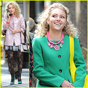 AnnaSophia Robb: The Girl In The Green Coat for 'Carrie Diaries'