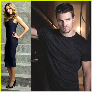 Stephen Amell & Katie Cassidy: New 'Arrow' Promo Pics!
