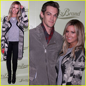 Ashley Tisdale & Christopher French: 'Lucky Brand' Flagship Store Opening