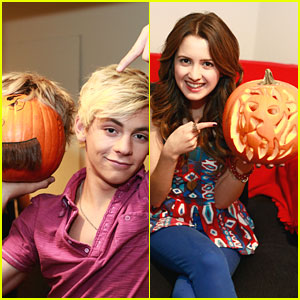 Ross Lynch & Laura Marano Share Pumpkin Pics!