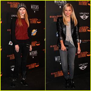 Bella Thorne: Haunted Hayride Premiere Night with Olivia Holt!