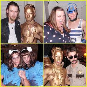 Chord Overstreet & Chris Colfer: Matt Morrison's Halloween Party Pics!