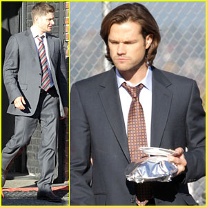 Jared Padalecki & Jensen Ackles: Suits on 'Supernatural' Set
