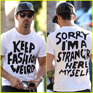Joe Jonas Wants to 'Keep Fashion Weird'