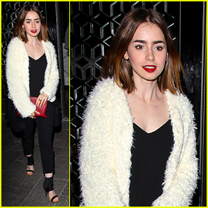Lily Collins: Girls Night Out with Ciara!