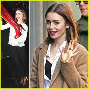 Lily Collins: 'Kinky Boots' on Broadway!
