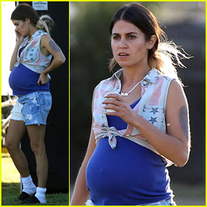 Nikki Reed: Baby Bump for 'Scout' Filming