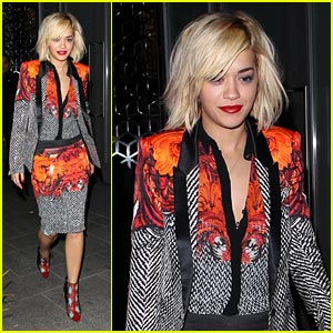 Rita Ora: Dinner Date with Calvin Harris!