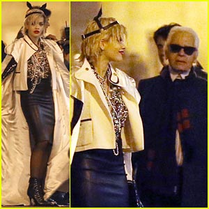 Rita Ora: Photo Shoot with Karl Lagerfeld!