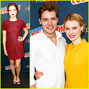 Zoey Deutch: 'Vampire Academy' at NY Comic-Con with Dominic Sherwood!