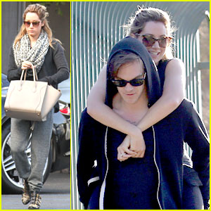 Ashley Tisdale: Piggy Back Ride from Christopher French